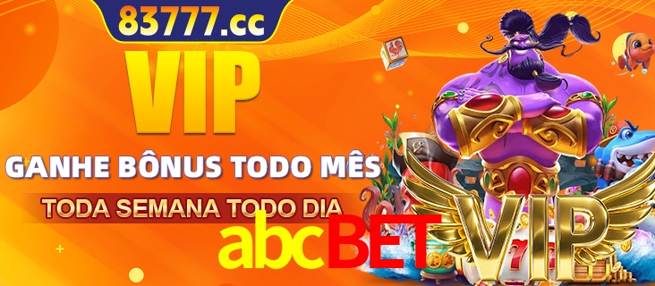 Banner promocional do abcbet oferecendo 100% de recompensas adicionais contínuas para quem fizer o login diário (Daily sign-in), com um mascote de coelho.